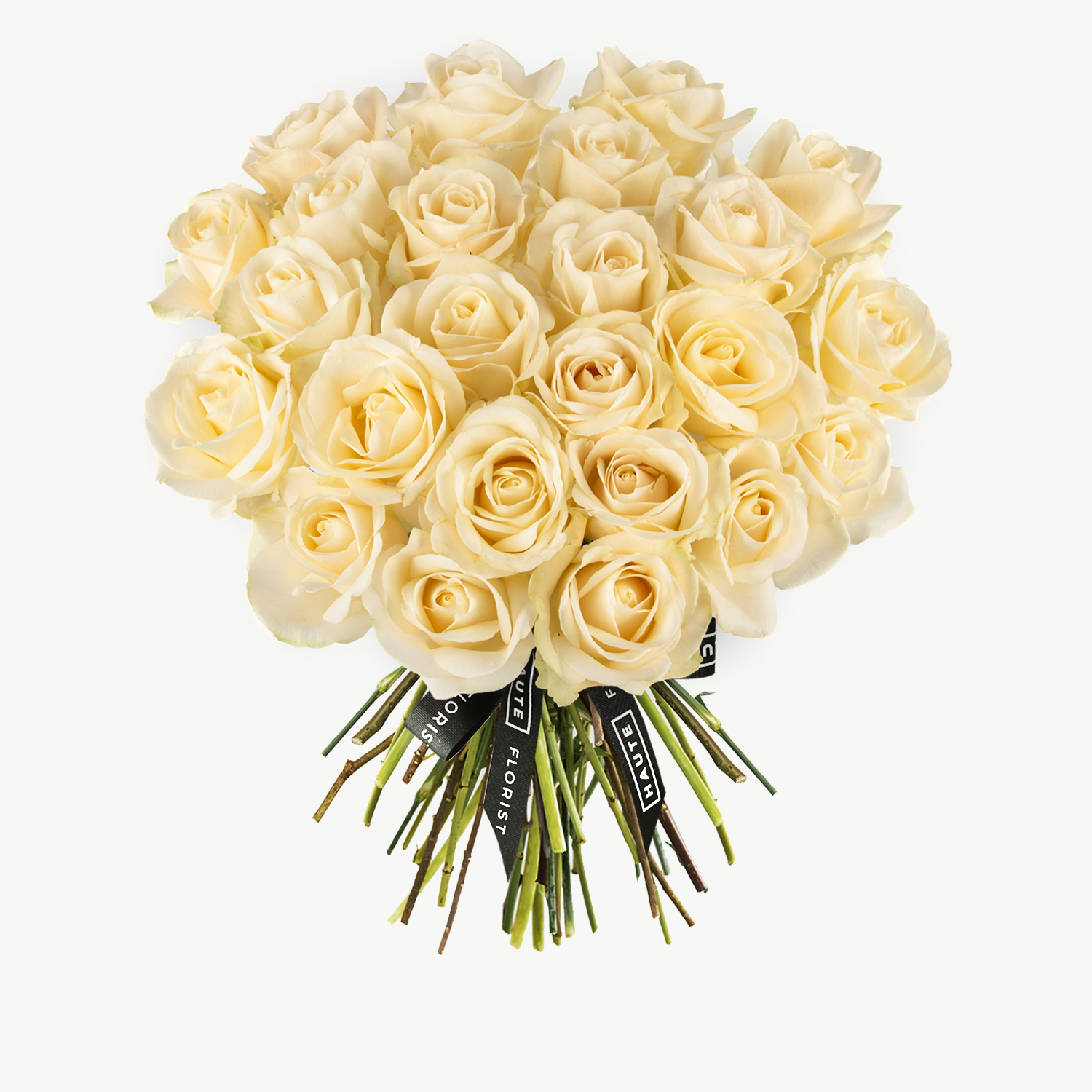 White 4 Roses Four Seasons White roses | Haute Florist